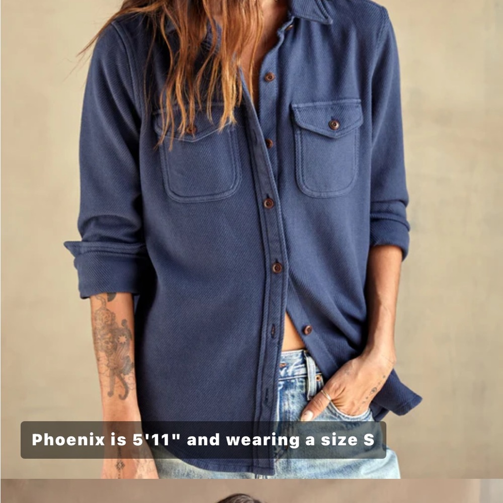 Outerknown Blue Blanket Shirt